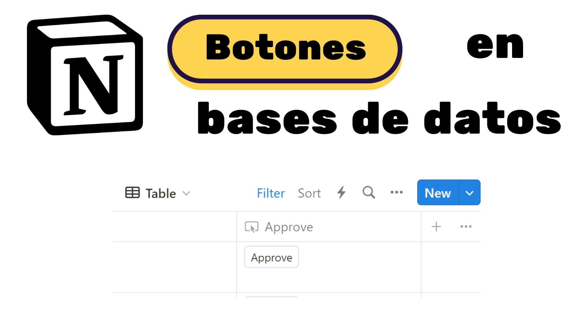 Botones en las bases de datos
